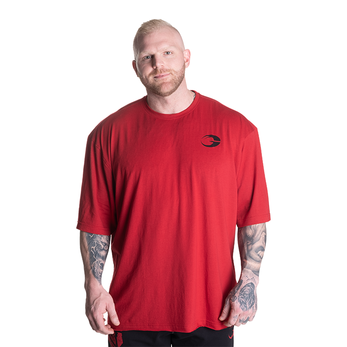 GASP Division Iron Tee Chili Red