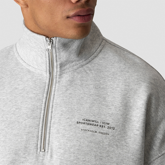 Everyday 1/4 Zip Paita Harmaa