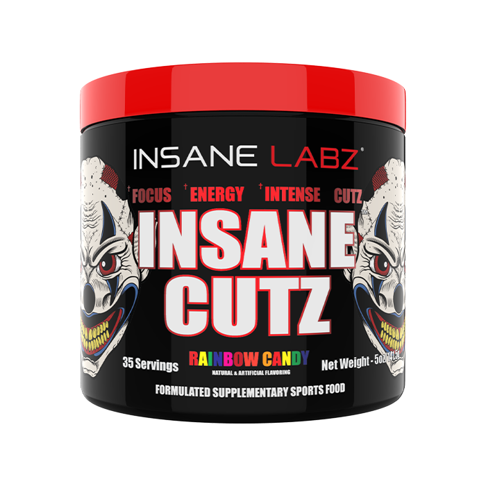 Insane Cutz Pre-Workout, 35  servings, Rainbow Candy