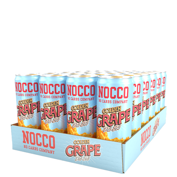 24 x NOCCO BCAA, 330 ml, Golden Grape del Sol