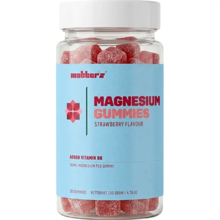 Magnesium 150 mg 30 purutablettia jordgubb