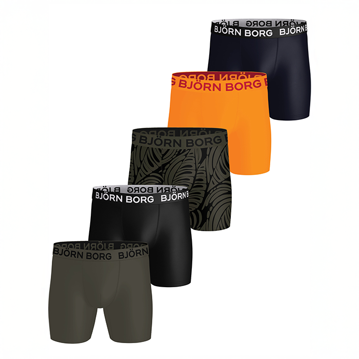 Sports Microfiber Boxer 5-pack Monipakkaus