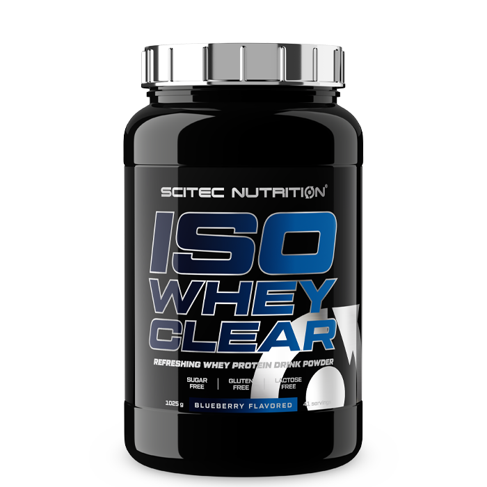 Iso Clear Whey Heraproteiini-isolaatti 1025 g blueberry