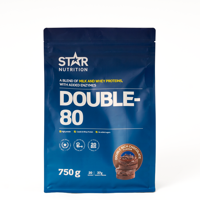 Double-80 Proteiinijauhe 750 g double_rich_chocolate