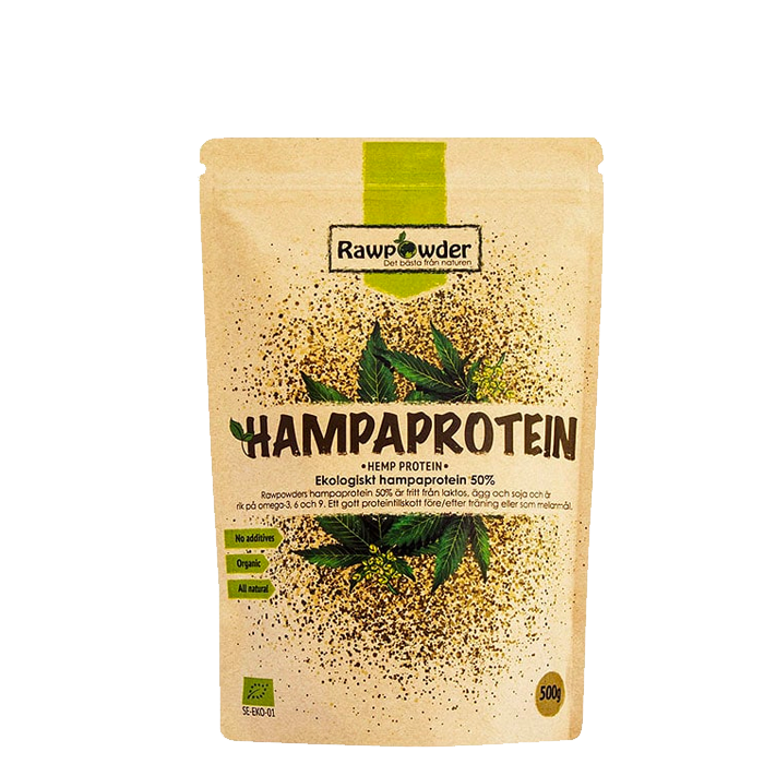 Luomuhamppuproteiini 50% Eco, 500 g