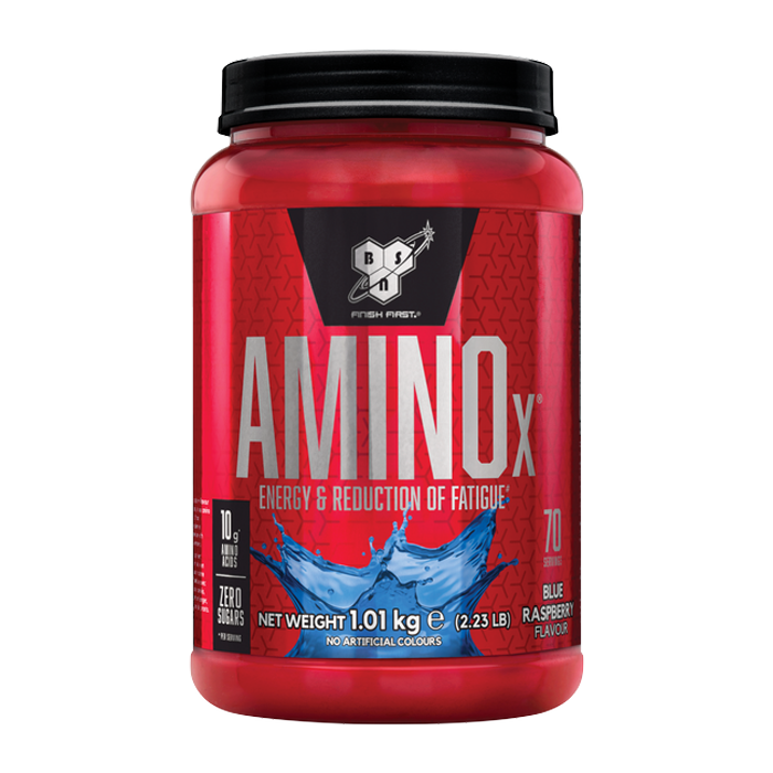 Amino-X BCAA Powder 70 annosta blue_raz