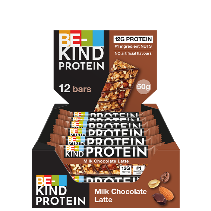12 x BeKind Protein Bar 50 g Choc Latte