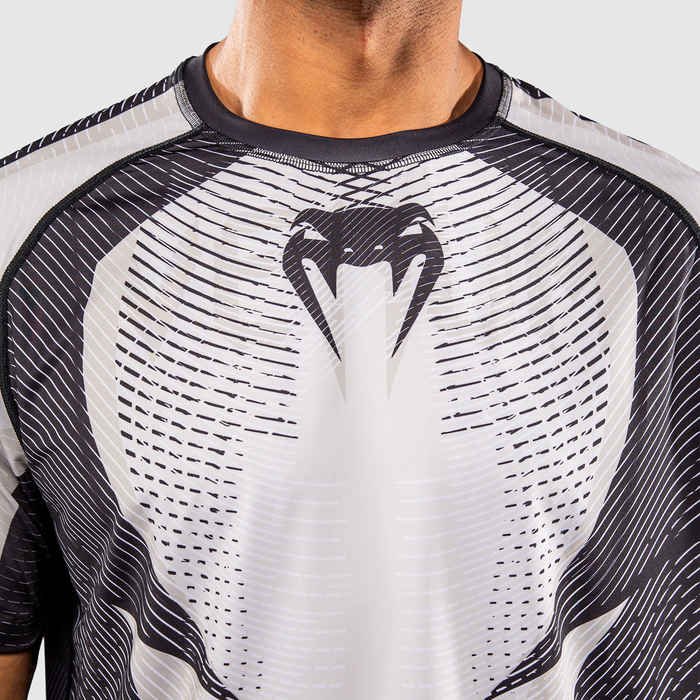 Venum GALACTIC 3.0 Dry Tech T-paita Off-White/Musta