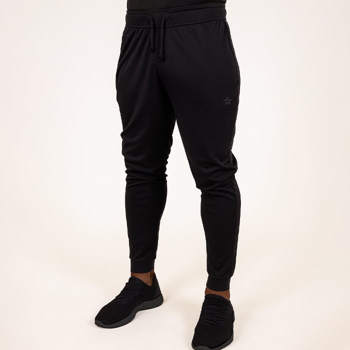 Брюки Сетчатые Звезды Черные