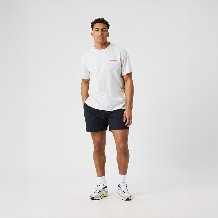 Gym Oversized T-paita Vaaleanharmaa