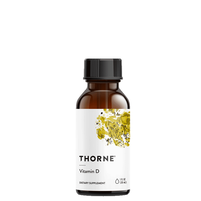 Thorne Research Inc. D-Vitamiini nestemäinen 500 IE 30 ml