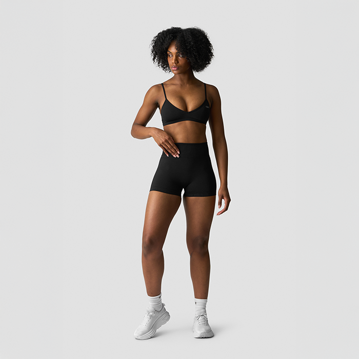 Define Seamless V-muotoillut shortsit Musta