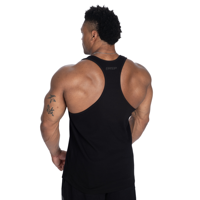 Gasp Rib Essential T-Back Musta