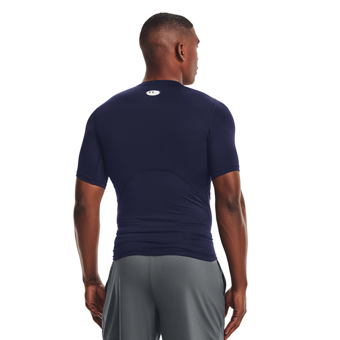 UA HG Armour Comp SS, Midnight Navy