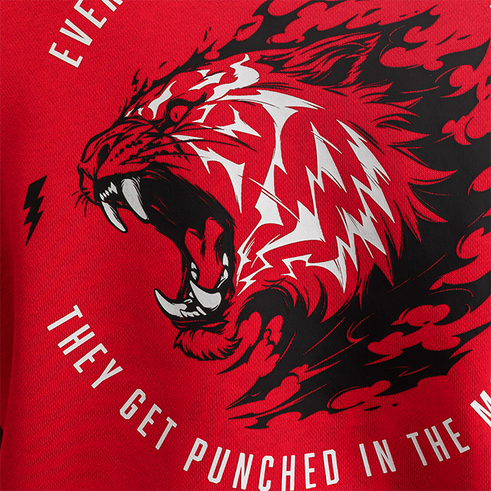 Venum X Mike Tyson Everyone has a plan Huppari Punainen Musta