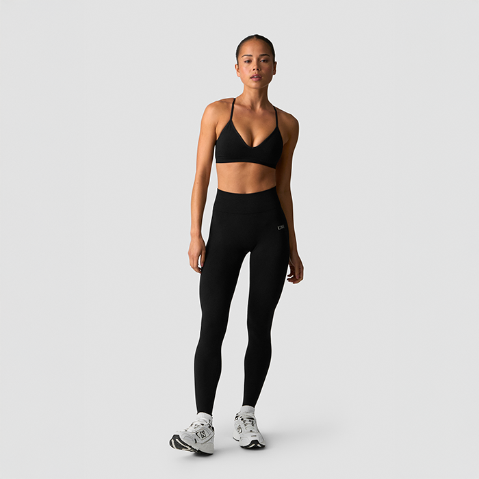 Smooth Seamless Urheiluliivit Musta