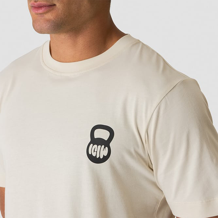 Everyday T-paita Printti Beige