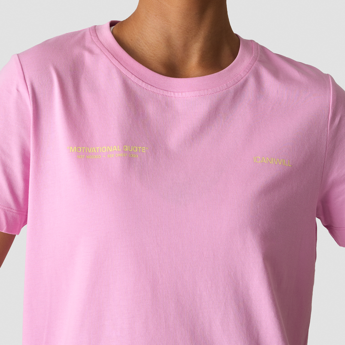 Everyday Puuvilla T‑paita Pinkki