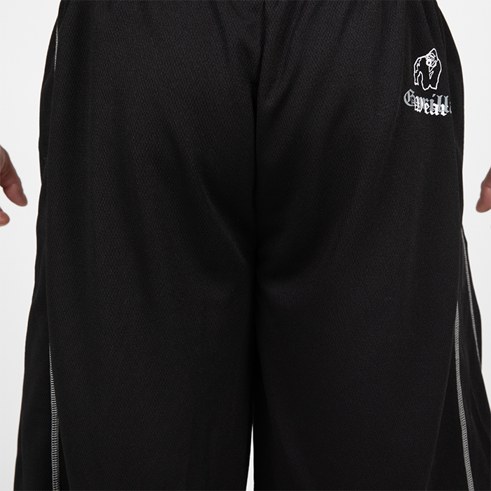 Marlow Mesh Shorts Musta Harmaa