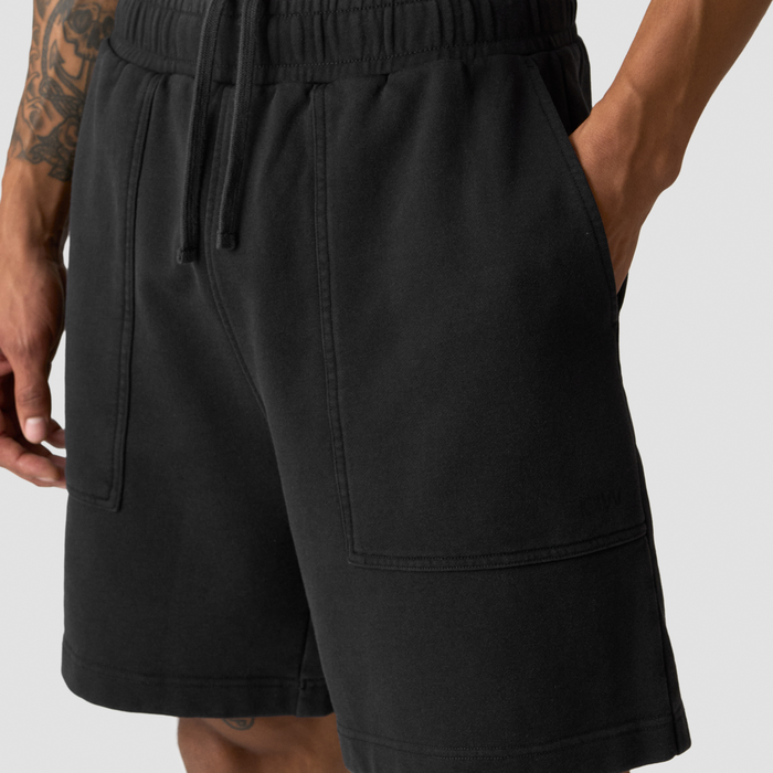 Grit Stonewashed -hikirenttishortsit, Stonewashed Black