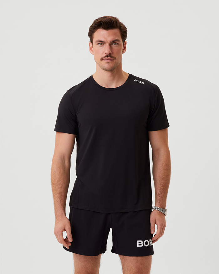 Björn Borg Borg Athletic T-shirt Black Beauty