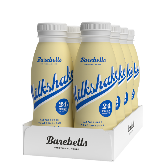 8 x Barebells Protein Milkshake, 330 ml vanilla