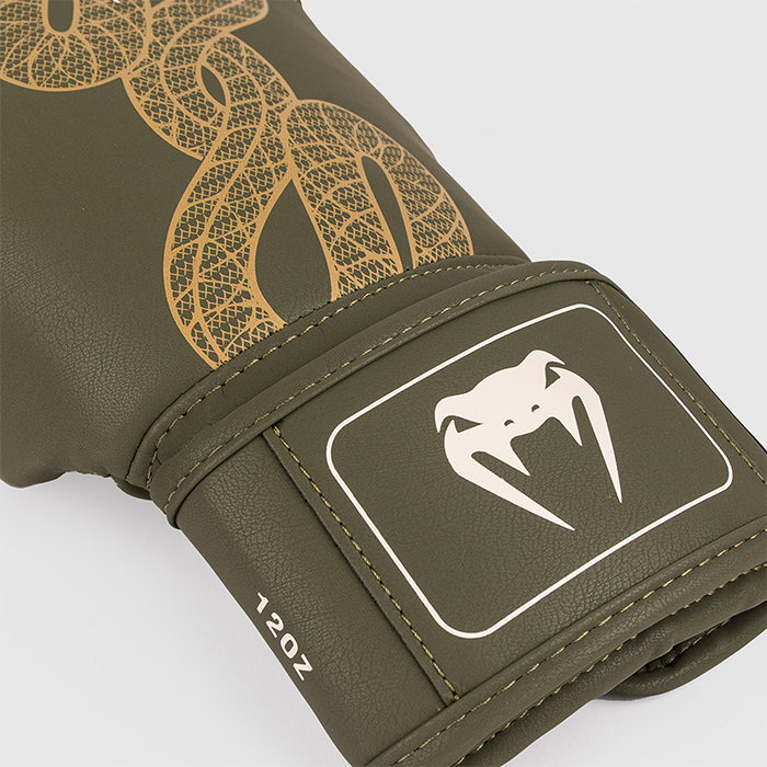 Serpenti Nyrkkeilyhanskat Khaki Pronssi Ivory