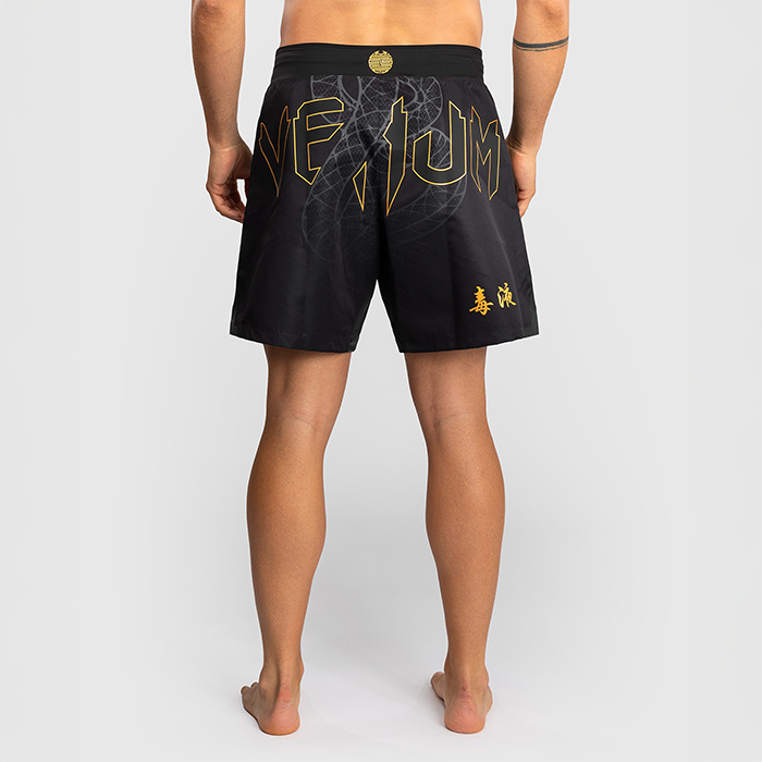 Serpenti Fightshortsit Musta Hopea Kulta