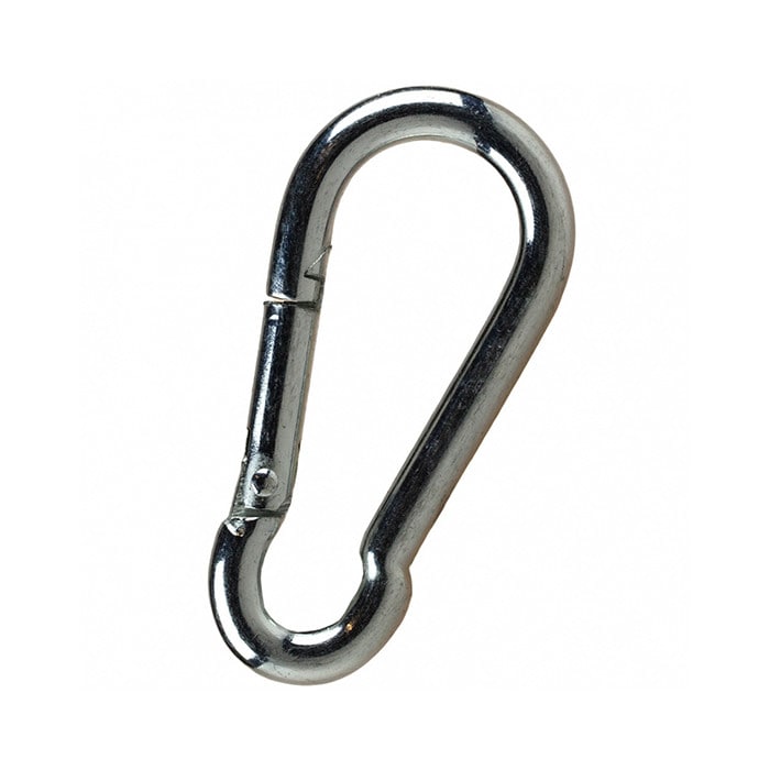 Carabiner, 8 mm, Chrome