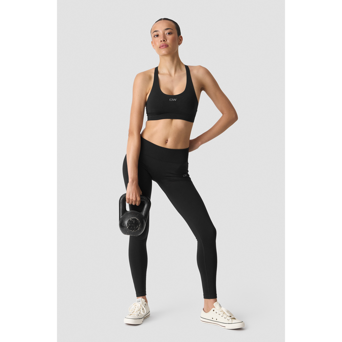 Shape Mid Waist Trikoot Musta