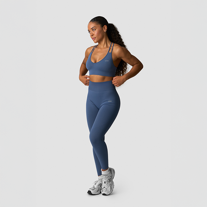 Define Seamless Tights, Dusty Twilight Blue