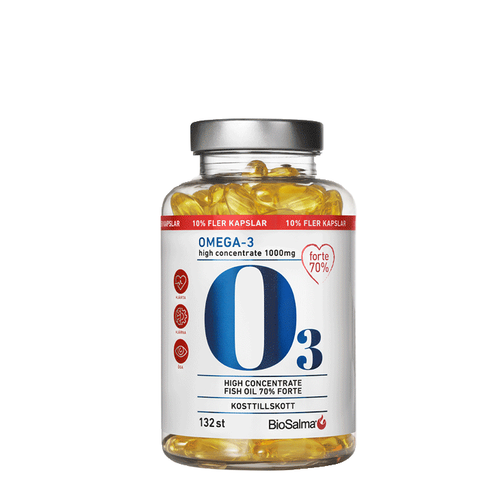 Omega3 Forte 70% 1000 mg 132 kapselia