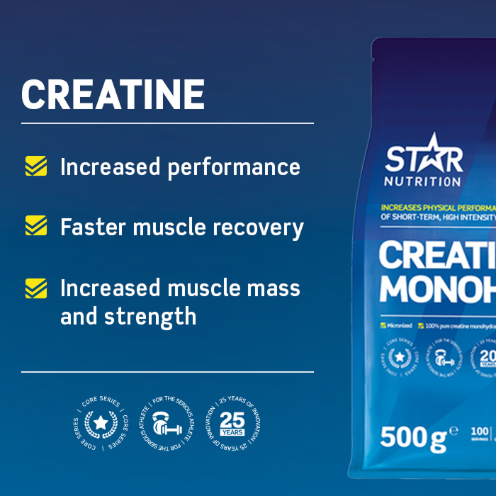 Kreatiinimonohydraatti 500 g
