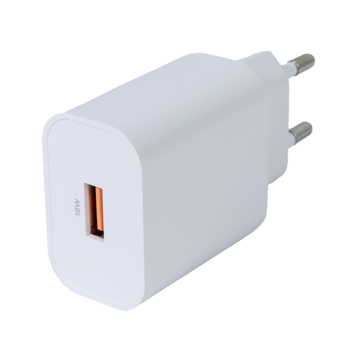 USB-A Sein&auml;pikalaturi 18 W Valkoinen