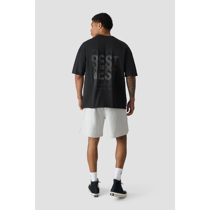 Grit T-paita Print, kivipesty musta