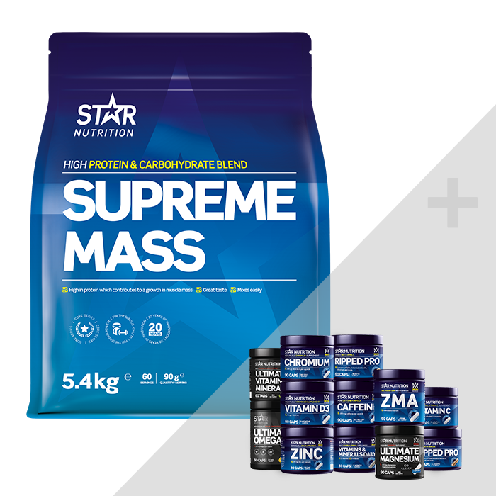Supreme Mass Gainer 5,4 kg + bonustuote