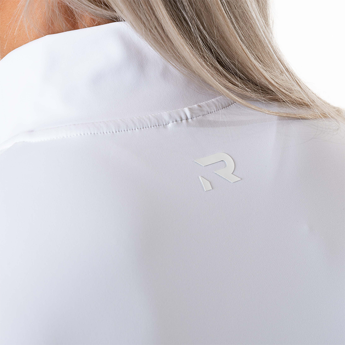 Clean Zip Pitk&auml;hihainen Paita Valkoinen