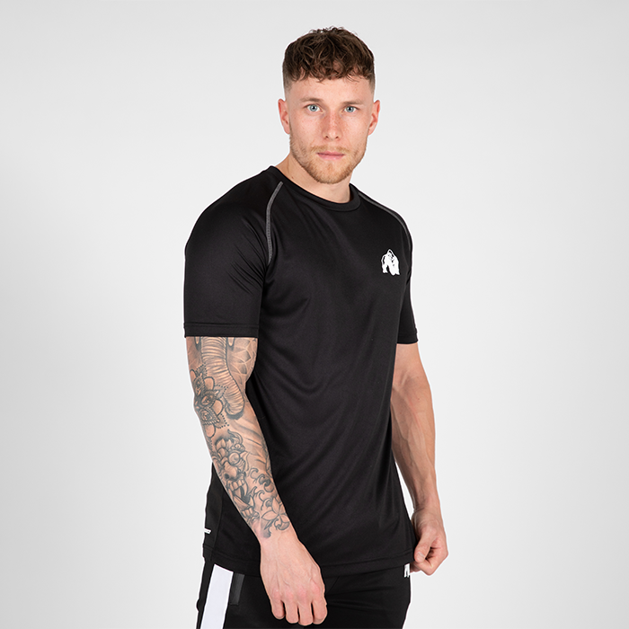 Performance T-Shirt, Black/Grey