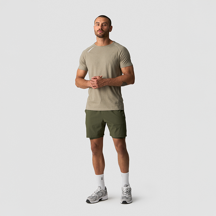 Workout 2-in-1 Shortsit Vihre&auml;