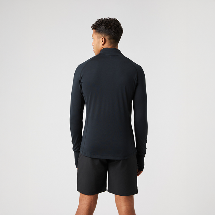 Midlayer Half-Zip Musta