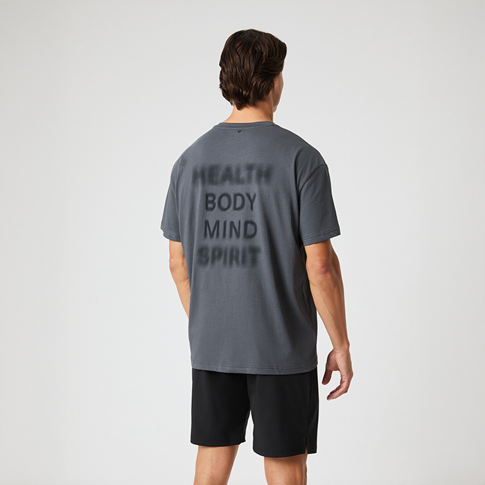 Borg Gym Oversized T-paita Harmaa