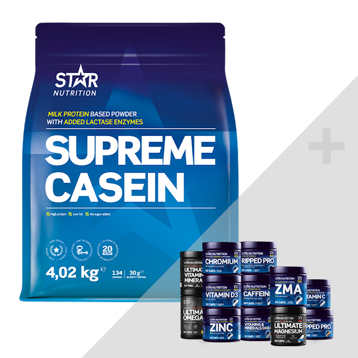 Star Nutrition Supreme Casein 4020 g + Bonus Product!