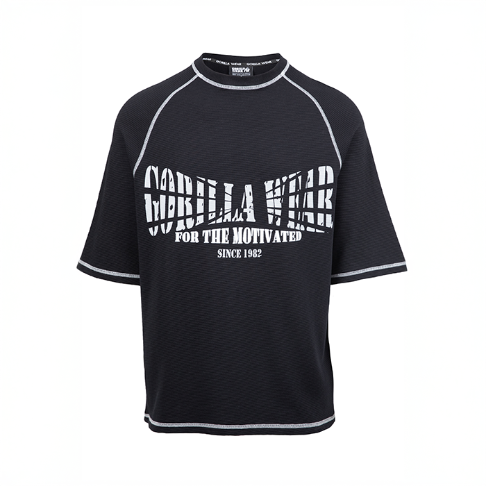 Finley Oversized T-paita Musta Harmaa