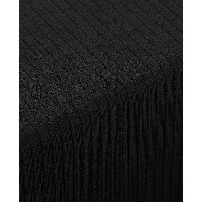 Ribbed Define Seamless Pocket Tights Musta