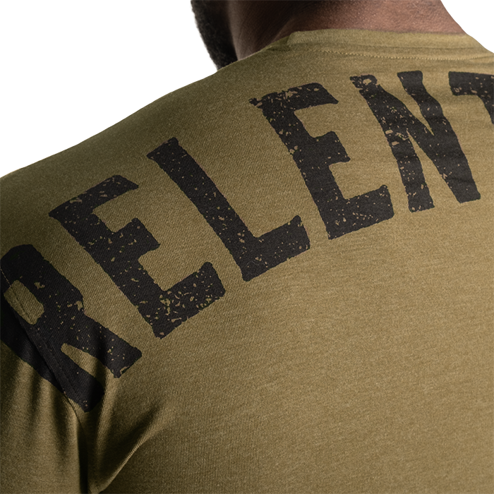 Skull Standard Tee, Army Green Melange