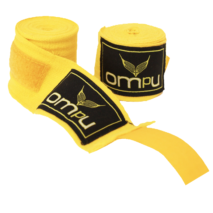OMPU Handwraps stretch/lycra 4m keltainen