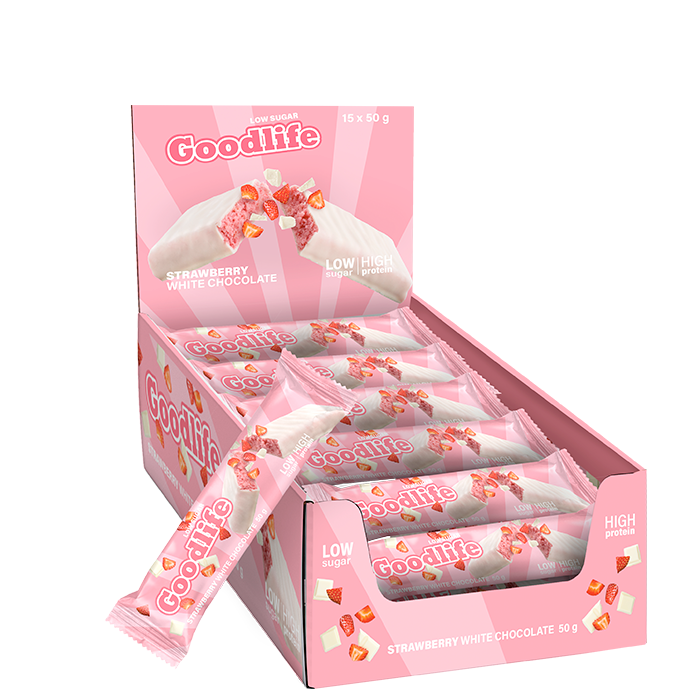 15 x V&auml;h&auml;sokerinen proteiinipatukka 50 g cookie_dough