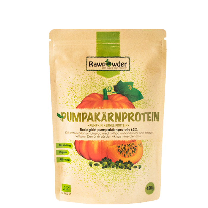 Luomu kurpitsansiemenproteiini 450 g