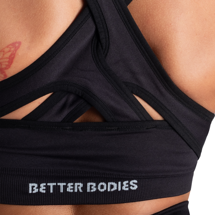 Wrap Seamless Urheiluliivit Musta