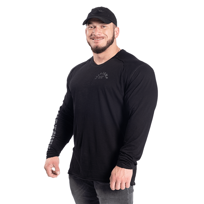Throwback LS Tee, Black